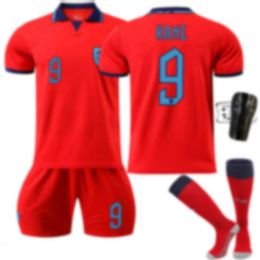 2223 Wereldbeker Engeland weg Rood No.9 Kane 19 Mount 10 Stirling 20 Foden voetbalshirt