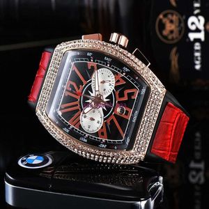223 Luxe ZHIMO lederen casual diamanten horloge Luxe analoog quartz kristal horloge Fashion casual dameshorloges253E