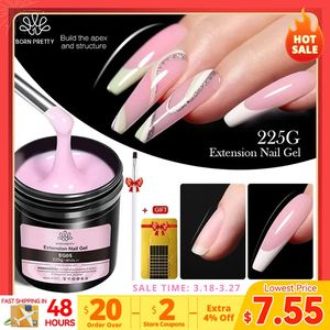 225G nagelverlenging gel Jelly Jelly White Pink Clear Gel nagellak Snel UV NAIL HARD GELS SOOK OFF GEL VARNISH 240318