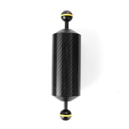 Livraison gratuite 225mm 8.9 "flotteur en Fiber de carbone flottabilité bras aquatique double boule plateau de caméra de plongée