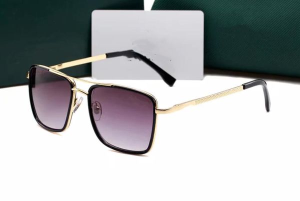 2276 hommes Classic Design Sunglasses Fashion Oval Frame Coating UV400 LENS DIGNES DE FIBRE DE CARBON