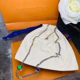 22fw, marca de joyería de diseño italiano, collar de cadena para hombres y mujeres, pulsera personalizada de moda ajustable, regalo de vacaciones