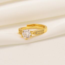 22K fijne massief goud met zijstenen 18ct Thaise baht g / f breedband verlovingsring vrouwen pave volledige micropave 3.25 ct ronde cut cz