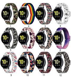 Bracelet 22mm 20mm pour SAMSUNG Galaxy Watch 42 46mm galaxy 3 45mm 41mm gel de silice pour bracelets Amazfit Bip GTR Active24277022