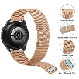 22 mm 20 mm magnetische band voor Haylou Rs4 Plus/RS4/LS02 Smart Watch -armband Metal Band voor Haylou GST/RT2/RS3 LS04/LS05S -band