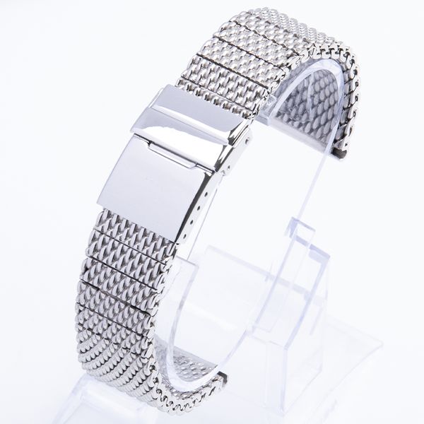 22mm 24mm bracelet de montre de qualité supérieure en acier inoxydable 316L bracelet de montre adapté pour BR bracelet bracelet boucle pliante pleine ceinture en argent