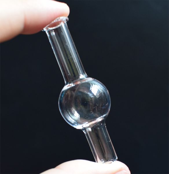 22mm 40mm OD Quartz Bulle Carb Cap Double Tube Quartz Thermique Banger Nail Dome Ball Carb Cap Vs Verre Coloré Carb Cap