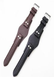 22 mm zwart bruin echte Men039S lederen horlogeband voor CH2564 CH2565 CH2891CH3051 Polspolsband Workband Bracelet Belt Band1273504