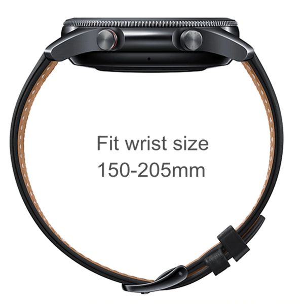 Brotte en cuir authentique de 22 mm pour Ticwatch Pro 3 Bands de bracelet de montre GPS Ultra GPS pour Ticwatch Pro 2020 3 LTE X S2 E2 GTX Correa Belt