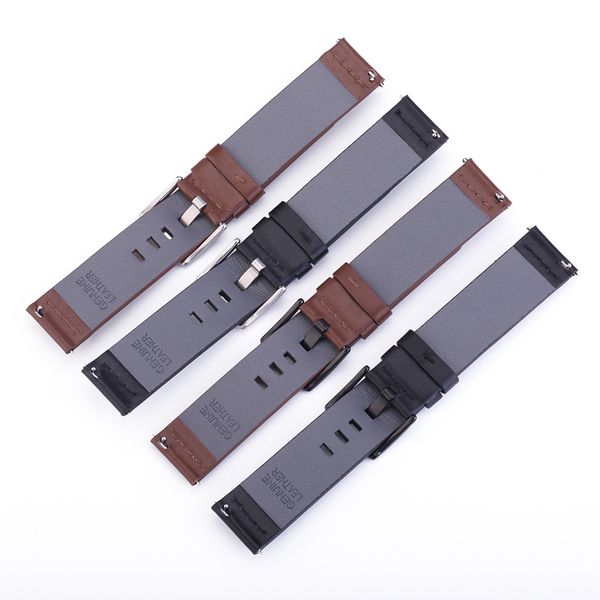 Band de montre en cuir de 22 mm pour huami amazfit gtr 2 / 2e / 47 mm / rythme / stratos 3 2 bracelet bracelet gtr2 watchband gtr 4 / gtr3 pro bretelles