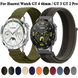 Brotte de montre en nylon de 22 mm pour Huawei Watch GT 4 GT4 Bracelet de bande 46 mm pour Huawei 4 Pro GT3 GT2 GT 3 2 Pro 46mm Watchband