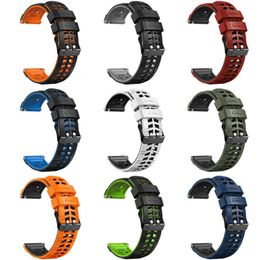 Brans de montre de poignet de remplacement de 22 mm pour Zeblaze Stratos 2 / GTR2 Smartwatch Silicone Band Neo 3 / Beyond 2 / Btalk Watchbands Bracelet