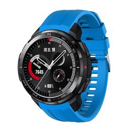 Brotte de silicone de 22 mm pour Huawei Honor GS Pro Smart Watch Sport Watch Band Band Bracelet pour Honor Watch GS Pro Smart Watch