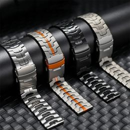 Bande de montre en acier inoxydable de 22 mm pour Huawei Watch GT 4 46mm 3 STRAP POUR Amazfit Balance GTR 47 mm pour Galaxy Gear S3 45mm 240515