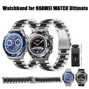 Bracelet de montre en acier inoxydable 22mm pour montre HUAWEI UltimateStrap Bracelet en métal montre ultime 240116