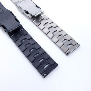 Sangle de 22 mm pour Samsung Galaxy Watch3 45 mm / Galaxy Watch 46mm / Gear S3 Classic Smartwatch Watch Band Titanium Metal Bracelet