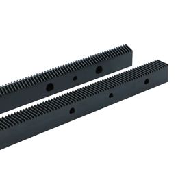 22 mm x 25 mm 1,25 Module Hélical / rack droit 1400 mm avec trous de montage M5 de 100 mm de trou pour routeur CNC