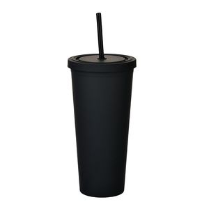 22 oz Grind Skinny Tumblers Tasse Tasse À Café Avec Joint Couvercle Paille Tasses Droites En Plastique Bouteille Isolée LYX17