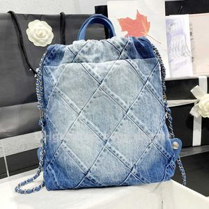 22P Fashion Denim Top Designer Tote Sac Chain Men Men Backpack ordinateur portable Sac à main Backpacks Sacs de luxe à la mode