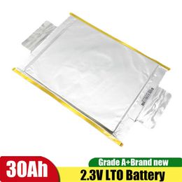 22 pièces LTO 2.4v 30Ah Lithium Titanate batterie cellule 2.3v 20C pour bricolage Pack 12v 14.4v puissance longue durée de vie Stocks