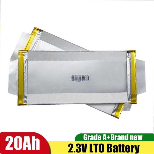 22 cellules de poche 2.3V 20Ah LTO batterie Litio 2.4v 20ah pour bricolage Pack stockage d'outils électriques sécurité personnalisée longue durée de vie