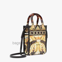 22S Designer Bag Tote Sunshine Shopping Bag Mode Crossbody Schoudertassen Handtas Vrouwen Vintage Letter Print Design Top Amber Hendle echt