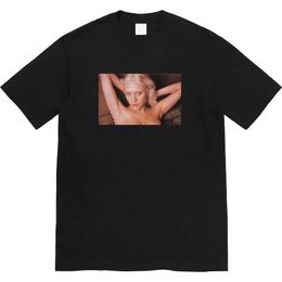 22SS America Week10 Gummo Dot Tee Impresión de personajes Caja clásica Verano Limitado Manga corta Moda Casual Transpirable Hombres Mujeres Jóvenes Tendencia Calle Camisetas TJAMTX119