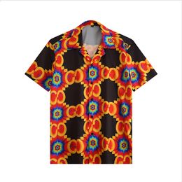 22SS-klanten kochten vaak met vergelijkbare items Luxe designeroverhemden Bowlingoverhemd met letterprint voor heren Hawaï Bloemen Casual overhemden Heren Slim Fit Jurk met korte mouwen ZXY