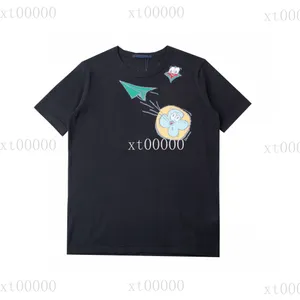 22SS Designer Hoodies Imprimé T-shirts Tee Sweat Mode High Street Manches Courtes 054