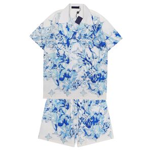 Designer Shirt Heren bedrukt shirt met korte mouwen bowlingshirt Hawaii Floral Casual Shirts Heren Slim Fit Jurk met korte mouwen Hawaiiaans t-shirt