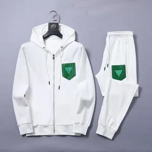 22SS Designer Tracksuits Pants 2-delige sets Heren Casual hoodie Borduurwerk Letter Sweatshirts Sweatshirts Pakken Pakken