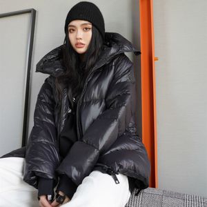 22ss Moda Abrigo de invierno Mujer Parkas Con capucha Pan Chaqueta acolchada Chaquetas para hombre Estilo de pan abajo Abrigo regular Tendencia de moda Abrigos cálidos a prueba de viento Tamaño SML