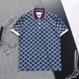 Fashionmens designeroverhemden Klassiek poloshirt Katoenen shorts voor heren Zomer Casual T-shirt Polo's Poloshirt