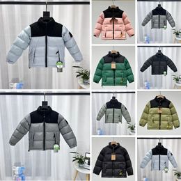 22SS Niños Winter Down Coat North Puffer Chaquetas para mujer Moda Cara Chaqueta Parejas Parka Al aire libre Cálido Traje de plumas Outwear Multicolor 2024 Abrigos Tamaño 100-170