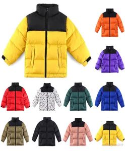 22SS Enfants Hiver Down Parkas Manteau North Puffer Vestes Femmes Mode Face Veste Couples Parka Extérieur Chaud Plume Outfit Outwea1869061