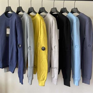 22SS Hombres Una lente Gafas Chaqueta Marca Sudaderas con capucha Casual Manga larga Puentes Diseñador CP Top Sudadera Hombre Lujo Cuello redondo Sudadera con capucha