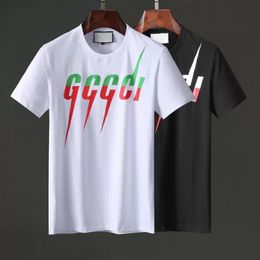 Designers Double G T-shirt tshirts pour femmes pour hommes Link avec des lettres Imprimer les manches courtes Summer Shirts Loose Tees Taille asiatique 3xl