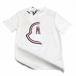 22SS Mens T-shirts Shirts Broidered Broidered brassband t-shirt à manches courtes hommes Femmes Cott Cott Round Sweat-shirt Sport Tee 4xl 5xl 39bl #