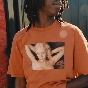 22SS New America Gummo Dot Tee Classic Box Character Print Summer Limited Manches courtes Mode Casual Respirant Hommes Femmes Tendance High Street T-shirts TJAMTX119