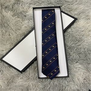 22SS NIEUWE MANNEN TOT Heren Designer Ties Pak Tie Luxe zaken Zijden Tie Party Bruiloft Tie Tie Cravatino Cravat ketting met doos 88