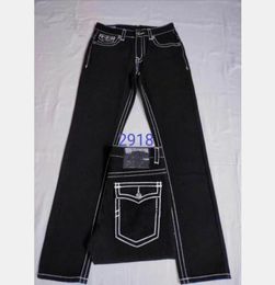 22SS New Men039s True Jeans Robin Pantalones diseñador de mezclilla de mezclilla oscura Religión Religión Jean para hombres tr Pants M29213751605