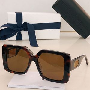 22SS Nieuw seizoen Men Ladies Zonnebril 3UA Simple Classic Turtle Square Frame UV400 Lens Designer Glazen DGTSA3ual Top Kwaliteit met originele Box -maat 56 19 145