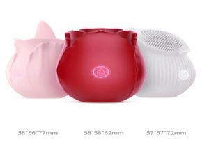 22ss Seksspeeltje stimulators Rose Shape Vaginale zuigende vibrators Erotische tepel Orale Sucker Clitoris Stimulatie Krachtige vibrators Vrouw3532479