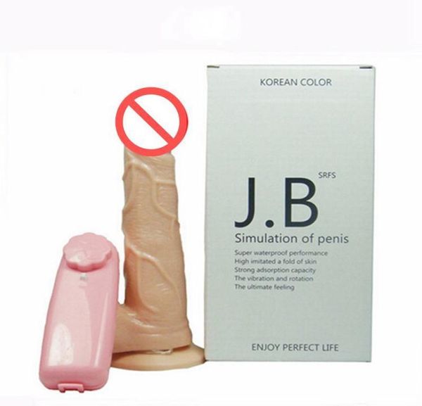 22SS Sex Toys Massagers Realistic Rotating Dildo con taza de succión 360 grados Rotación Vibrador Pene Masturbación Juguetes Sexo para WOM3910785