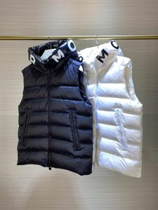 Chaqueta de invierno para hombre Chaleco de plumón Chalecos para hombre Chaleco Parkas Abrigo con capucha Prendas de abrigo impermeables para hombres y mujeres Cortavientos Grueso Corto sin mangas Desmontable