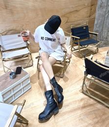 22ss Donna Designer magliette tee Paris DESTROYED NO COMMENT lettera cotone manica corta girocollo Streetwear xinxinbuy nero bianco XS-L