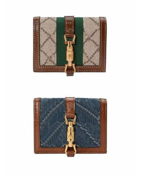 22ss Carteras de diseñador para mujer Moda Jackie Titular de la tarjeta Caja de tarjeta Lux para hombre Monedero Monedero con caja