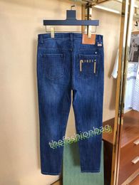 22Shigh -kwaliteit mode jeans kleding designer broek zwart blauwe mannen slanke denim rechte motorrijde hiphop jeans
