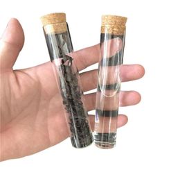 22x120 mm 30 ml Verre vide bouteilles transparentes transparentes avec des flacons de verre bouchons en liège bouteilles de rangement