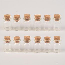 22x30x12 5 mm 5 ml Mini bouteilles en verre transparentes transparentes avec liège Petits bocaux en verre vides Petites bouteilles souhaitant pendentifs 100 pcs197W